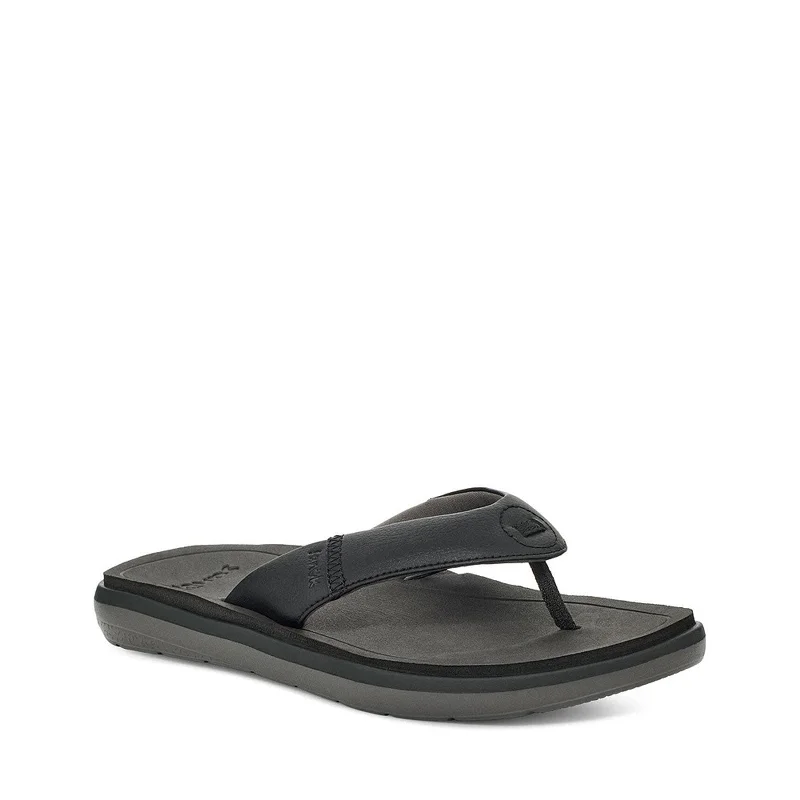 Men's leather sandals with an adjustable strapMen's leather sandals with an adjustable strapMen's Shoes Sanuk RIPPAH Flip Flop Water-Resistant Sandals 1143290 BLACK Men's leather sandals with an adjustable strapMen's leather sandals with an adjustable strapMen's Shoes Sanuk RIPPAH Flip Flop Water-Resistant Sandals 1143290 BLACK