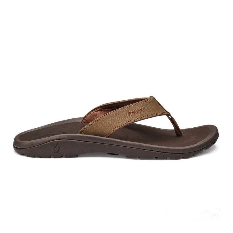 Men's sandals with a perforated leather upper for ventilationMen's sandals with a perforated leather upper for ventilationMen's Ohana Flip Flop Sandals-Tan/Dark Java Men's sandals with a perforated leather upper for ventilationMen's sandals with a perforated leather upper for ventilationMen's Ohana Flip Flop Sandals-Tan/Dark Java