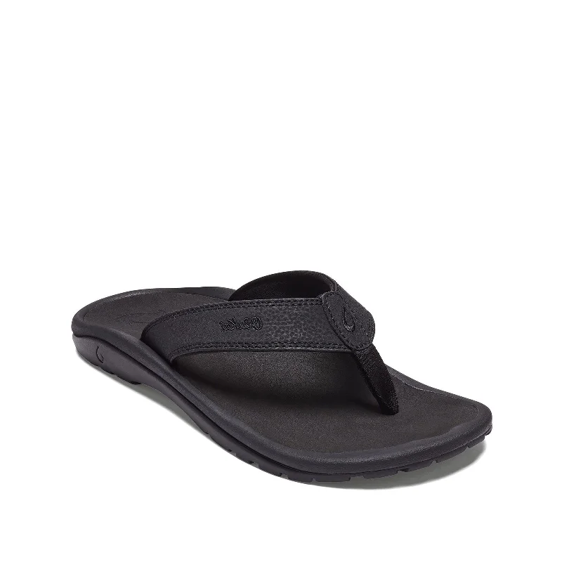 Men's sandals with a toe post designMen's sandals with a toe post designMen's Shoes OluKai OHANA Water Resistant Sandals 10110A-4040 BLACK / BLACK