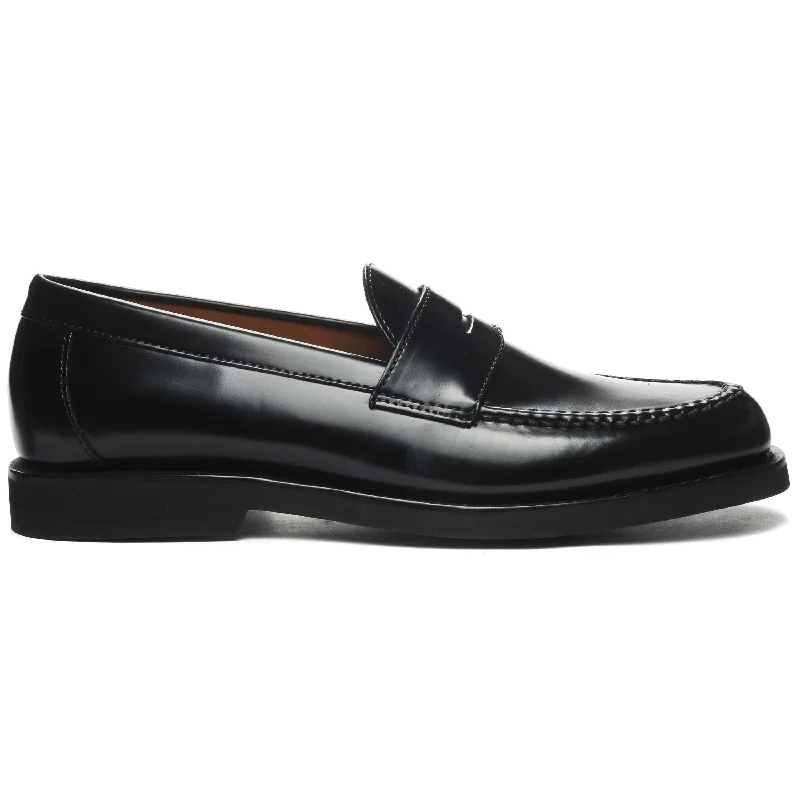 Men's loafers with a pointed toe for a stylish appearanceRyan Brushed Polaris - Black
