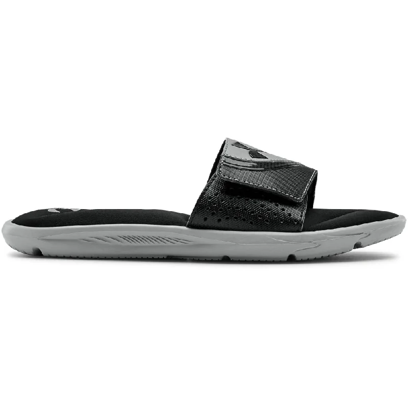 Men's sandals with a perforated leather upper for ventilationMen's sandals with a perforated leather upper for ventilationBoys' Under Armour Youth Ignite VI Slide Men's sandals with a perforated leather upper for ventilationMen's sandals with a perforated leather upper for ventilationBoys' Under Armour Youth Ignite VI Slide