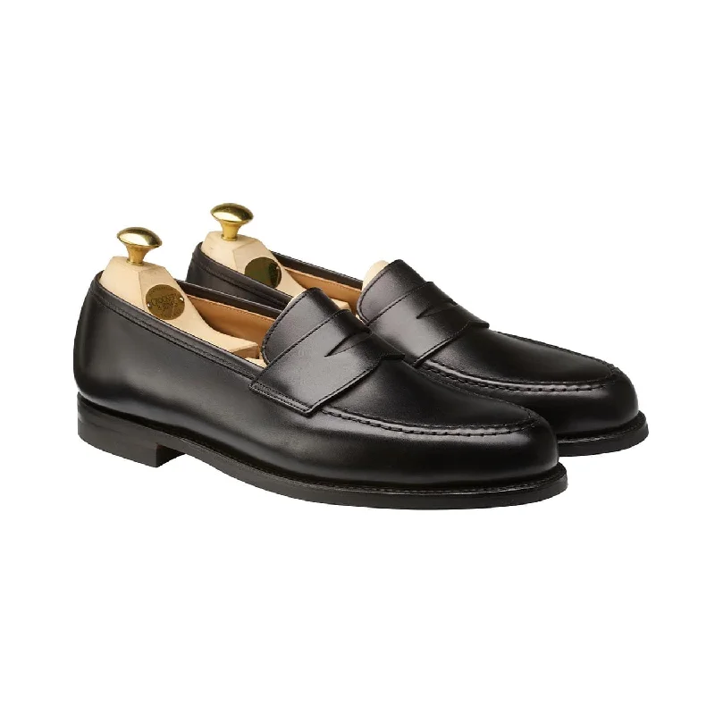 Men's loafers with a removable insole for cleaning Men's loafers with a removable insole for cleaning Men's loafers with a moc - toe designBoston Black Calf