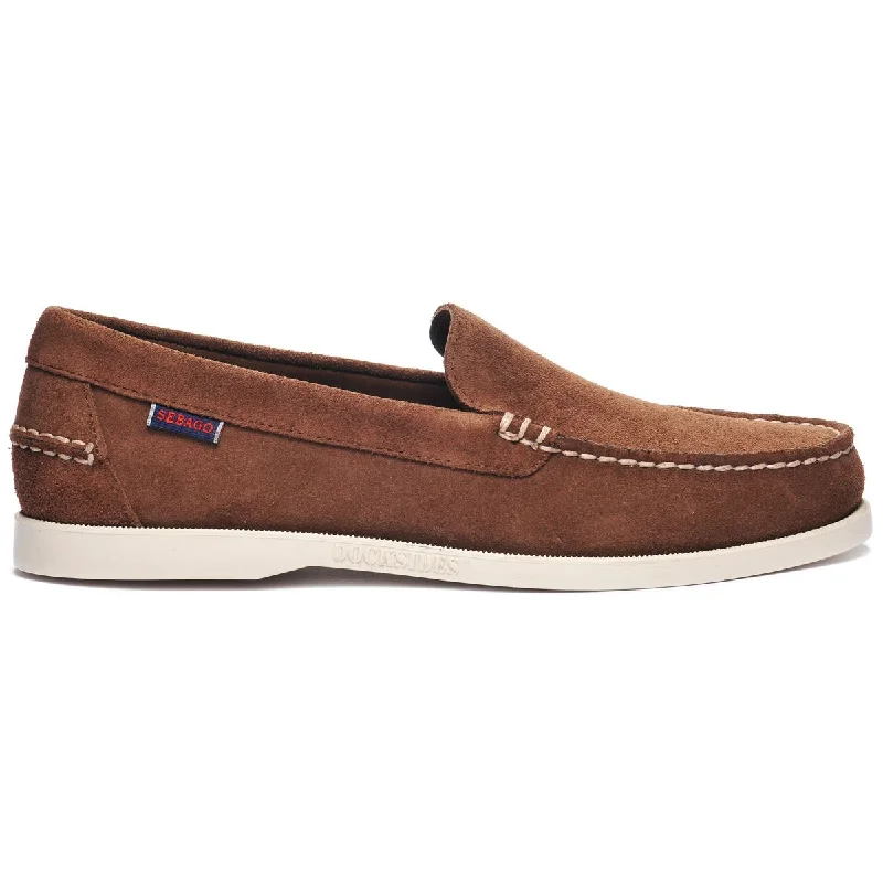 Men's loafers with a removable insole for cleaningFrank Boat Roughout - Dark Brown