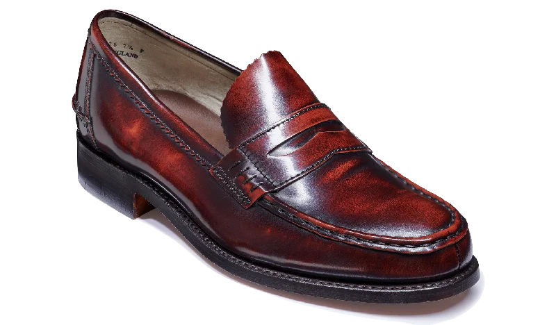 Men's loafers with a leather lining for comfortCaruso - Cognac Hi-Shine