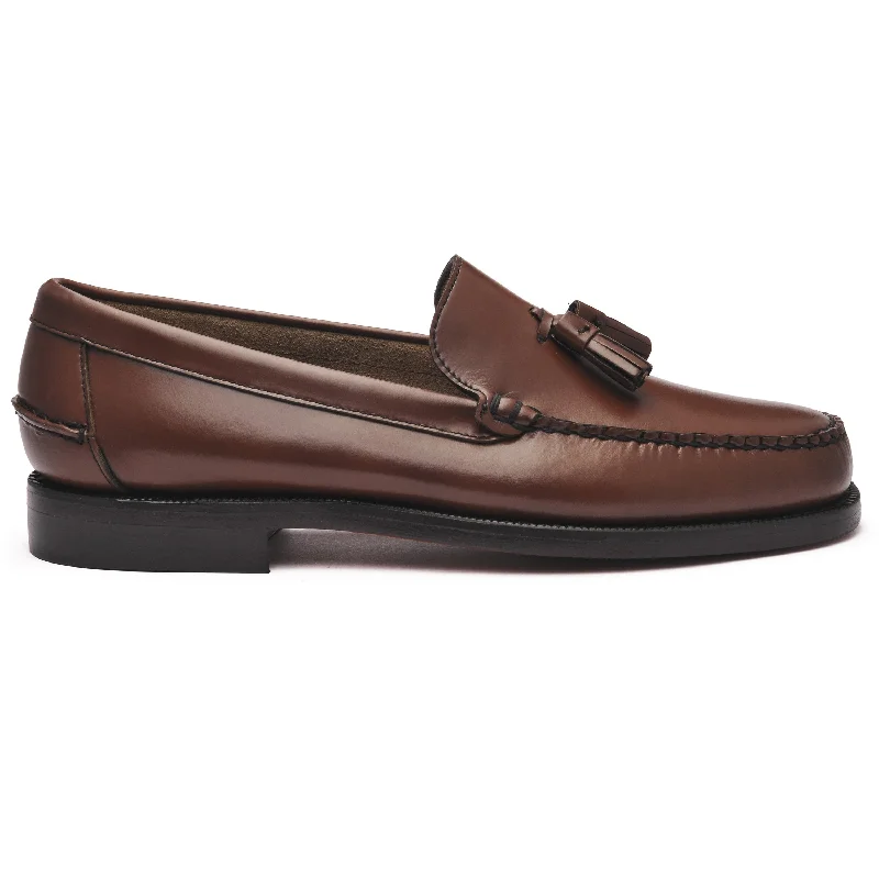 Men's loafers with a leather lacing systemClassic Will - Brown