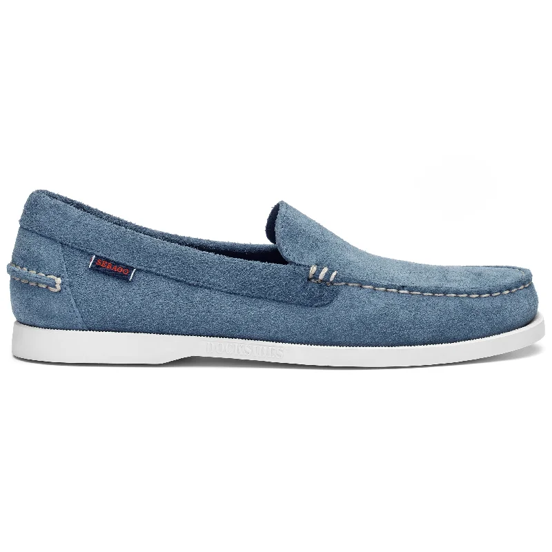Men's loafers with a leather lining for comfortFrank Boat Roughout - Indigo