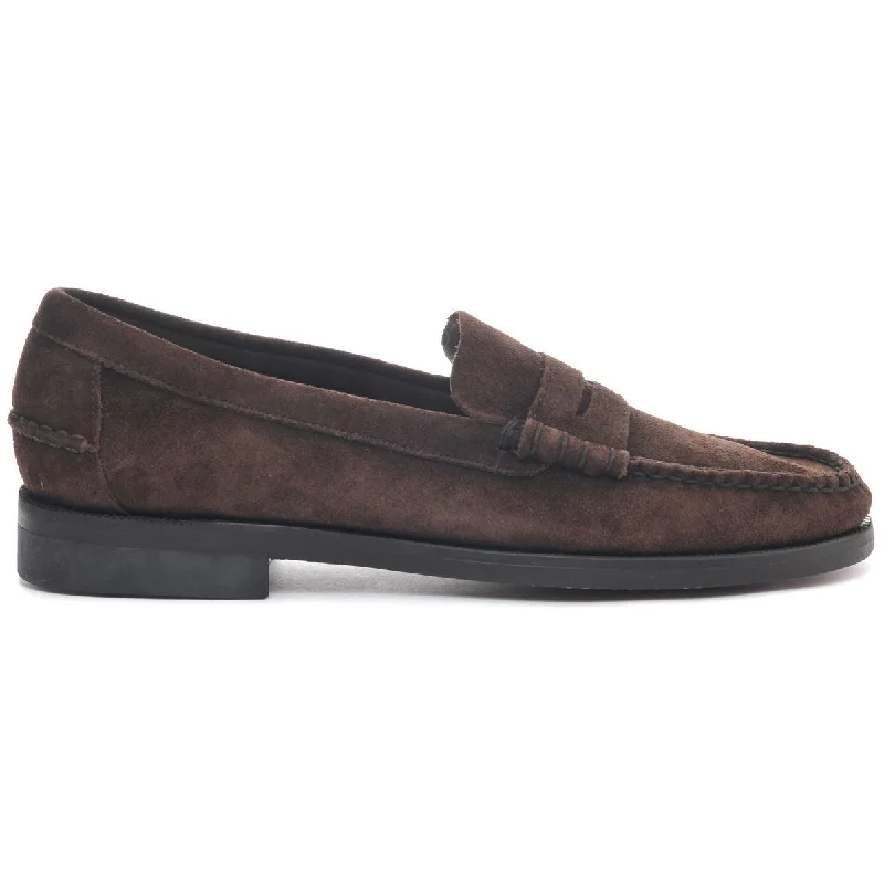 Men's loafers with a rubber sole for durabilityClassic Dan Rough Out - Dark Brown