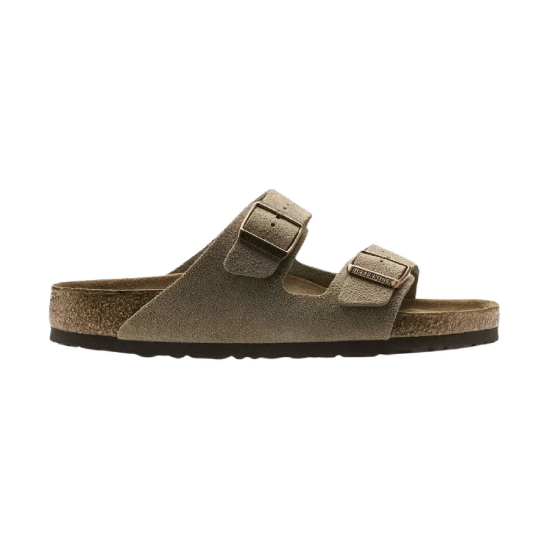 Men's sandals with a padded heelMen's sandals with a padded heelBrikenstock Arizona Soft Footbed Sandal - Suede Taupe Men's sandals with a padded heelMen's sandals with a padded heelBrikenstock Arizona Soft Footbed Sandal - Suede Taupe