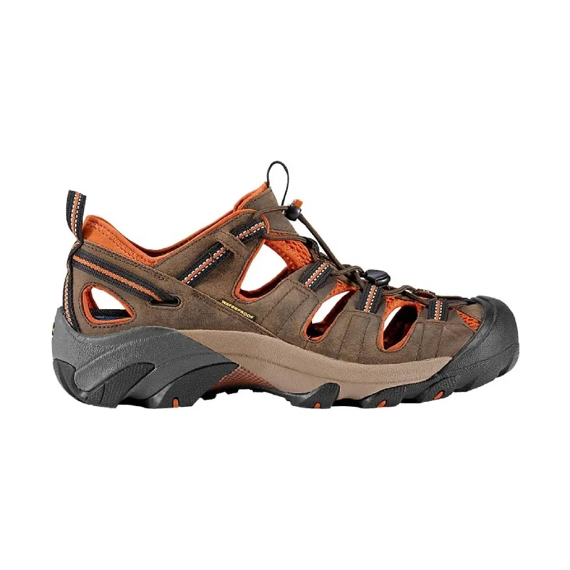 Men's sandals with a stretchy strap for a better fitMen's sandals with a stretchy strap for a better fitKEEN Men's Arroyo II - Black Olive/Bombay Brown
