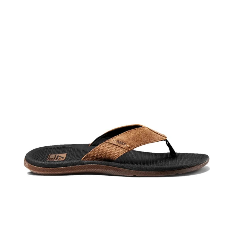 Men's sandals with a shock - absorbing insoleMen's sandals with a shock - absorbing insoleReef Men's Santa Ana LE - Black/Tan