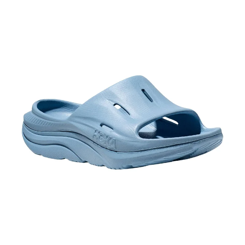 Men's sandals with a perforated leather upper for ventilationMen's sandals with a perforated leather upper for ventilationHOKA Ora Recovery Slide 3 - Dusk Men's sandals with a perforated leather upper for ventilationMen's sandals with a perforated leather upper for ventilationHOKA Ora Recovery Slide 3 - Dusk