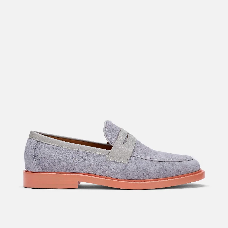 Men's loafers with a pointed toe for a stylish appearance Men's loafers with a pointed toe for a stylish appearance Men's loafers with a flexible sole for easy movementCalum Gray Leather Penny Loafers Men's loafers with a pointed toe for a stylish appearance Men's loafers with a pointed toe for a stylish appearance Men's loafers with a flexible sole for easy movementCalum Gray Leather Penny Loafers