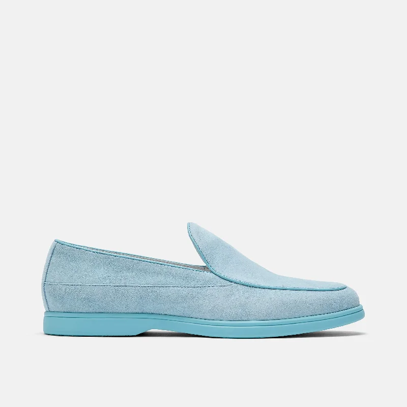 Men's loafers with a pointed toe for a stylish appearance Men's loafers with a pointed toe for a stylish appearance Men's loafers with a flexible sole for easy movementAlessandro Blue Suede Venetian Loafers Men's loafers with a pointed toe for a stylish appearance Men's loafers with a pointed toe for a stylish appearance Men's loafers with a flexible sole for easy movementAlessandro Blue Suede Venetian Loafers