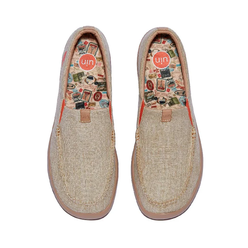 Men's loafers with a leather lining for comfortLight Khaki Nerja Men