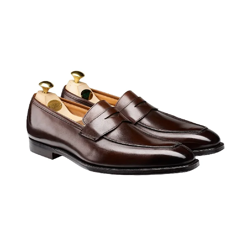 Men's loafers with a moc - toe design Men's loafers with a moc - toe design Men's loafers with a smooth leather finishBury 2 Dark Brown Antique Calf Men's loafers with a moc - toe design Men's loafers with a moc - toe design Men's loafers with a smooth leather finishBury 2 Dark Brown Antique Calf