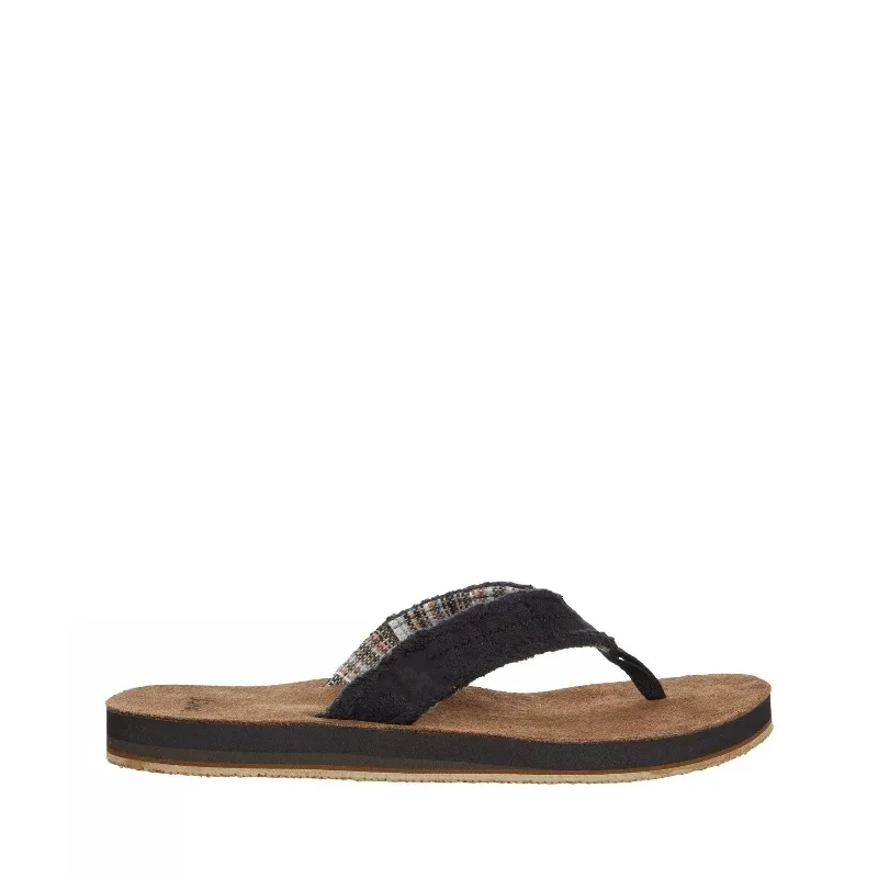 Men's sandals with a decorative buckle or charmMen's sandals with a decorative buckle or charmMen's Shoes Sanuk FRAID NOT SOFT TOP Casual Flip Flop Sandals 1116736 BLACK Men's sandals with a decorative buckle or charmMen's sandals with a decorative buckle or charmMen's Shoes Sanuk FRAID NOT SOFT TOP Casual Flip Flop Sandals 1116736 BLACK