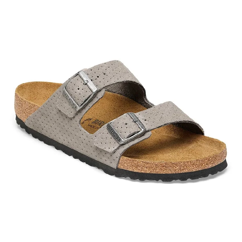 Men's sandals with a perforated leather upper for ventilationMen's sandals with a perforated leather upper for ventilationBirkenstock Arizona Suede Embossed Men's sandals with a perforated leather upper for ventilationMen's sandals with a perforated leather upper for ventilationBirkenstock Arizona Suede Embossed