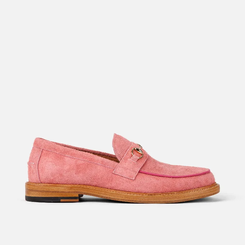 Men's loafers with a flexible sole for easy movementBoardwalk Rouge Suede Horse-Bit Loafers Men's loafers with a flexible sole for easy movementBoardwalk Rouge Suede Horse-Bit Loafers