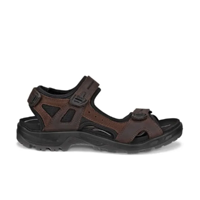 Men's sandals with a perforated leather upper for ventilationMen's sandals with a perforated leather upper for ventilationEcco Men's Yucatan Sandal - Mocha Men's sandals with a perforated leather upper for ventilationMen's sandals with a perforated leather upper for ventilationEcco Men's Yucatan Sandal - Mocha