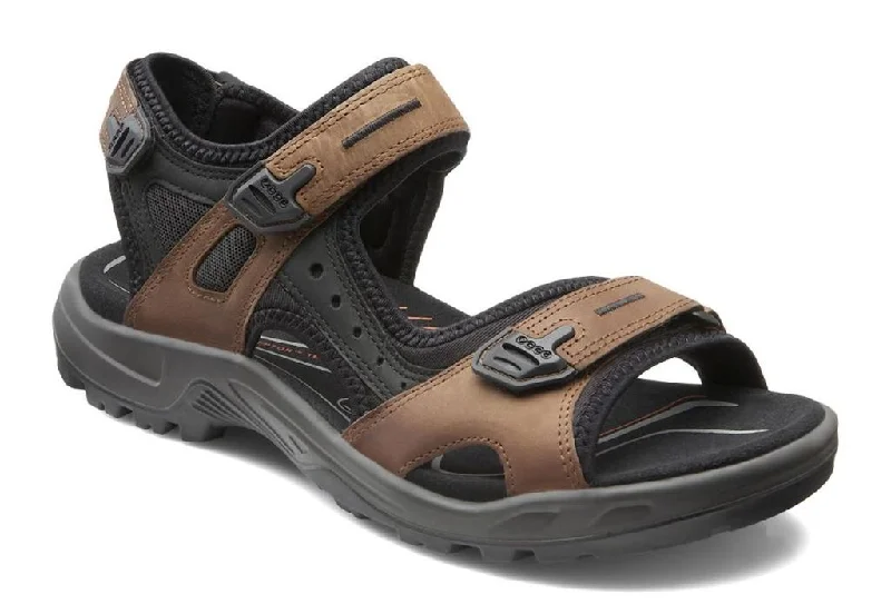 Men's sandals with a flexible sole for easy movementMen's sandals with a flexible sole for easy movementEcco men's 069564-52340 Yucatan sandal bison/black/black SIZE 47 Men's sandals with a flexible sole for easy movementMen's sandals with a flexible sole for easy movementEcco men's 069564-52340 Yucatan sandal bison/black/black SIZE 47