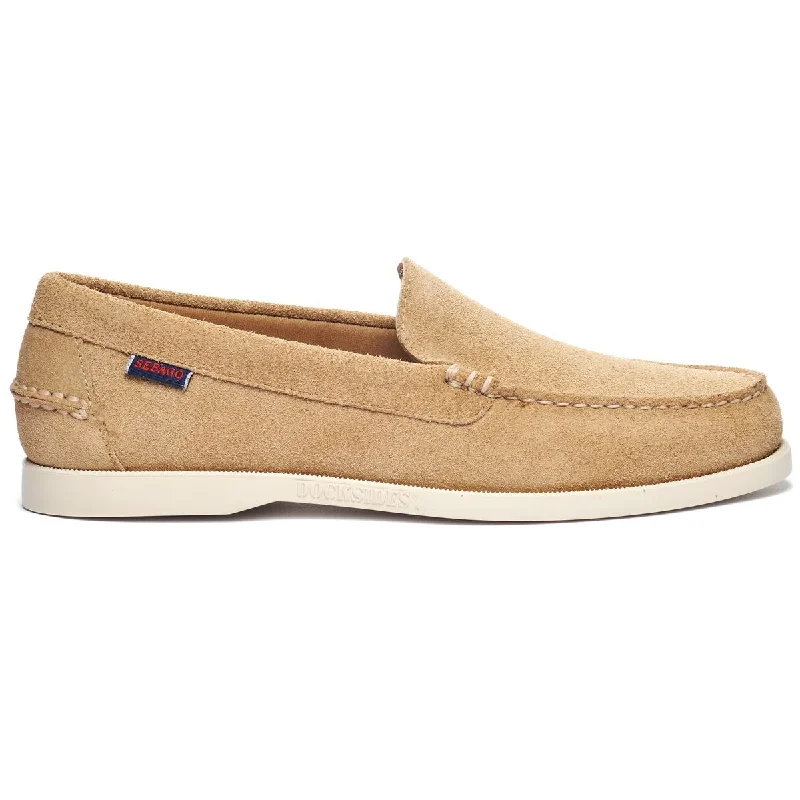 Men's loafers with a flexible sole for easy movementFrank Boat Roughout - Camel