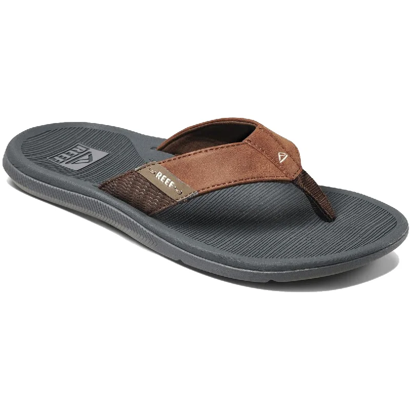 Men's sandals in a neutral color like black or brownMen's sandals in a neutral color like black or brownReef Santa Ana Men's Sandals - Grey Tan Brown Men's sandals in a neutral color like black or brownMen's sandals in a neutral color like black or brownReef Santa Ana Men's Sandals - Grey Tan Brown