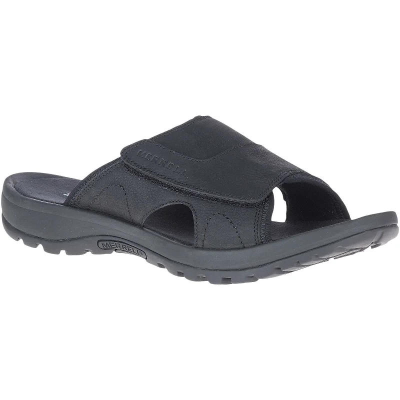 Men's leather sandals with an adjustable strapMen's leather sandals with an adjustable strapSandspur 2 Slide Black Men's leather sandals with an adjustable strapMen's leather sandals with an adjustable strapSandspur 2 Slide Black