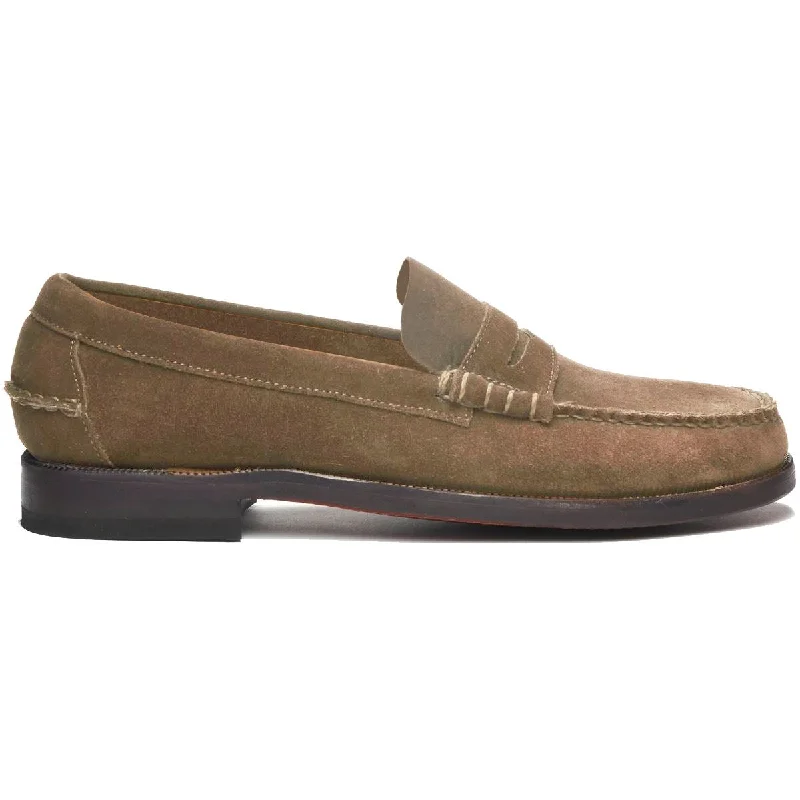 Men's loafers with a contrast stitching detailAlain - Camel