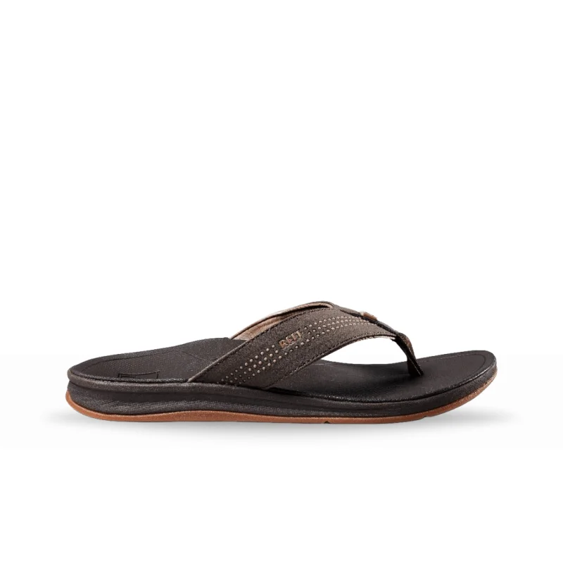 Men's sandals with a perforated leather upper for ventilationMen's sandals with a perforated leather upper for ventilationReef Men's Ortho-Seas - Brown