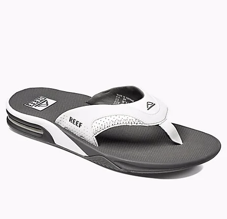 Men's sandals with a durable outer soleMen's sandals with a durable outer soleReef Mens Fanning Grey White Sandal 2026 GRW Men's sandals with a durable outer soleMen's sandals with a durable outer soleReef Mens Fanning Grey White Sandal 2026 GRW
