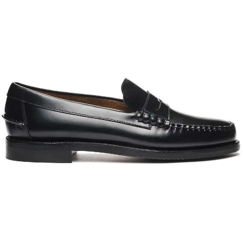 Men's loafers with a smooth leather finishClassic Dan - Black