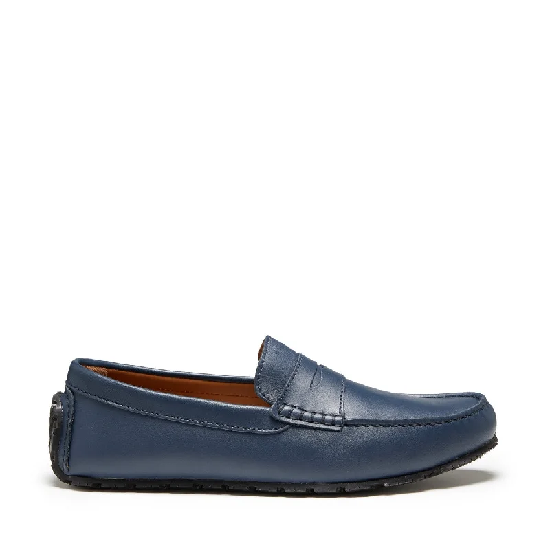 Men's loafers with a pointed toe for a stylish appearance Men's loafers with a pointed toe for a stylish appearance Men's loafers with a contrast stitching detailTyre Sole Penny Driving Loafers, french navy leather Men's loafers with a pointed toe for a stylish appearance Men's loafers with a pointed toe for a stylish appearance Men's loafers with a contrast stitching detailTyre Sole Penny Driving Loafers, french navy leather