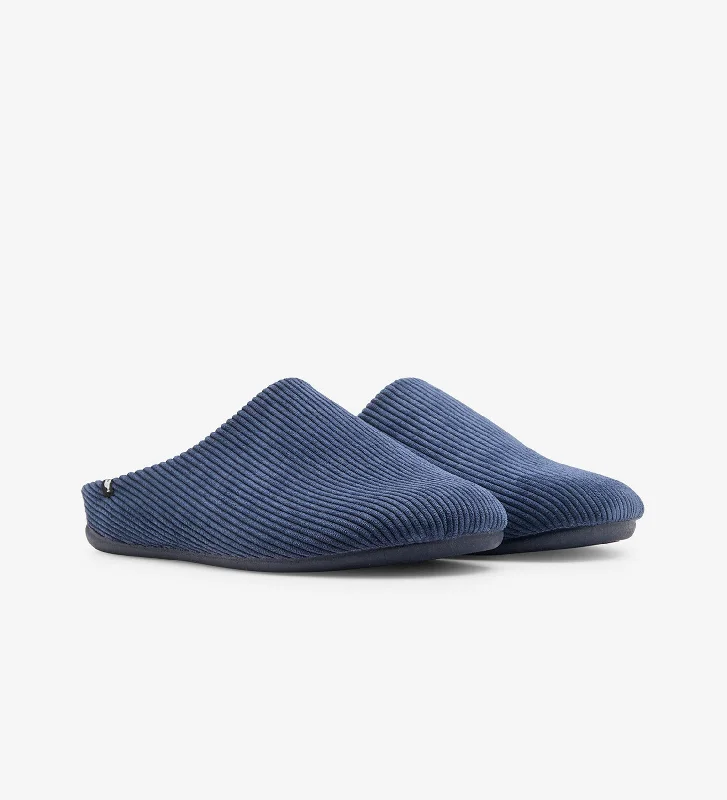 Men's loafers with a smooth leather finishPitas corduroy mule slippers