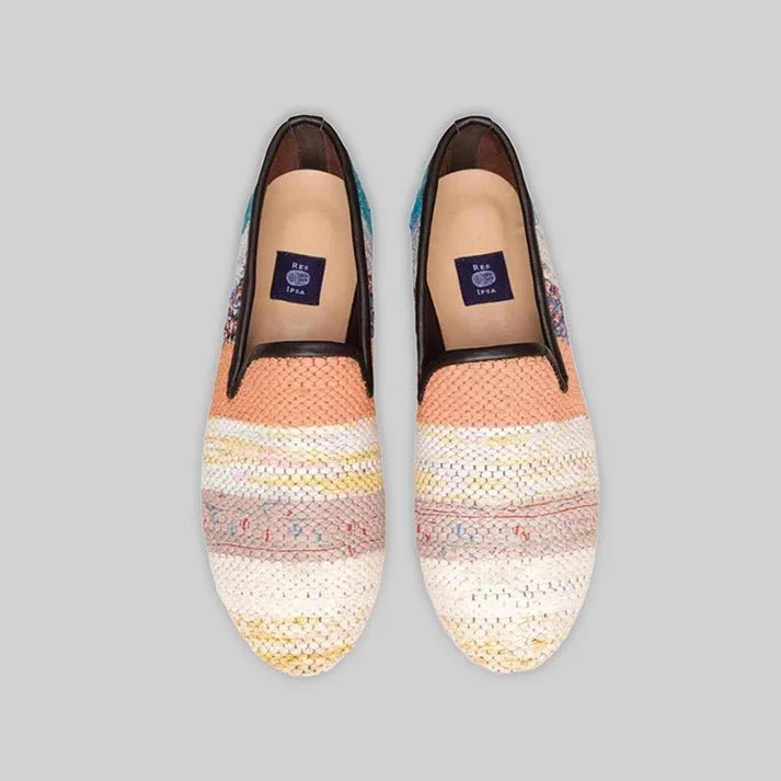 Men's loafers with a decorative buckleMen's Kilim Loafer Size 14