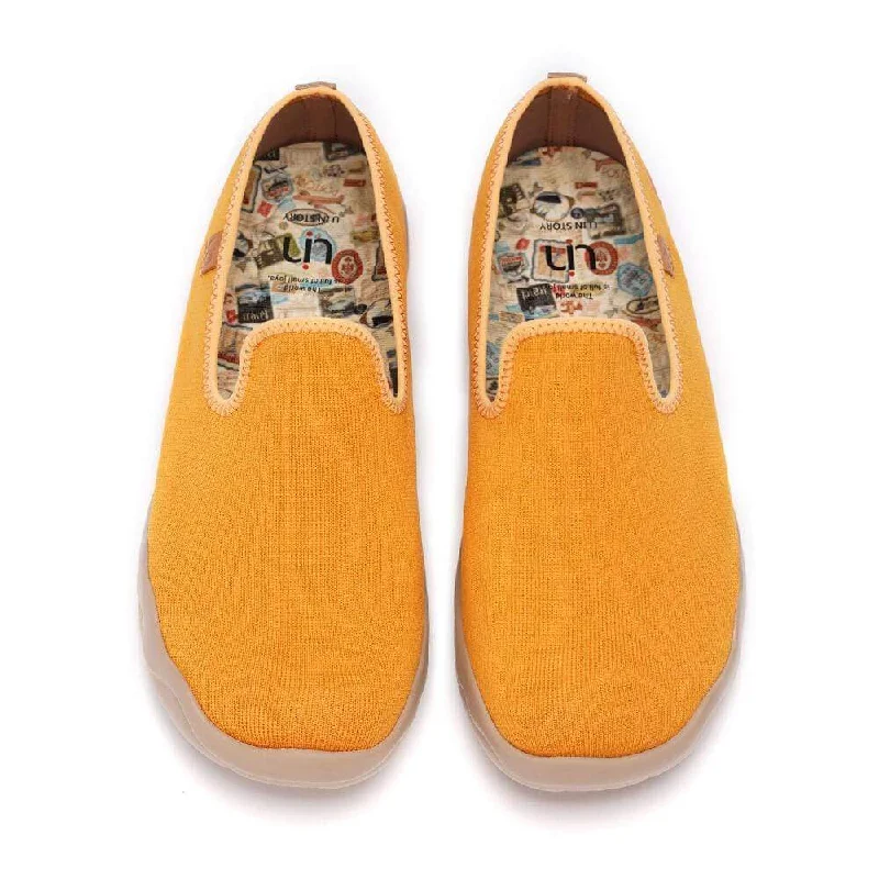 Men's loafers with a cushioned footbedBarcelona Knitted Orange