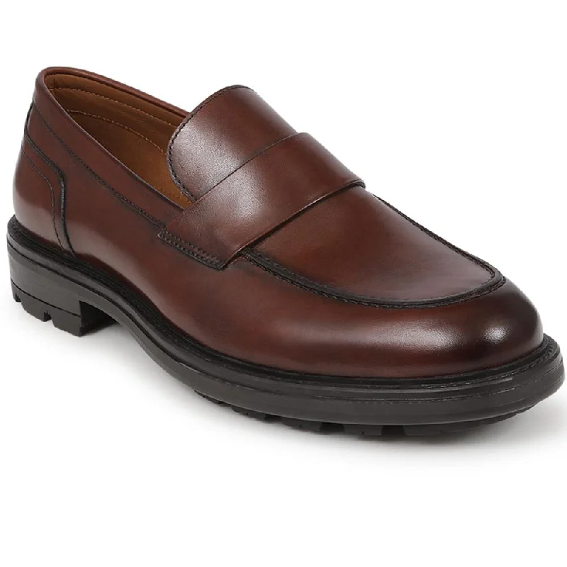 Men's leather loafers with a penny slotRomeo Leather Loafers  - ROMEO / 325 928
