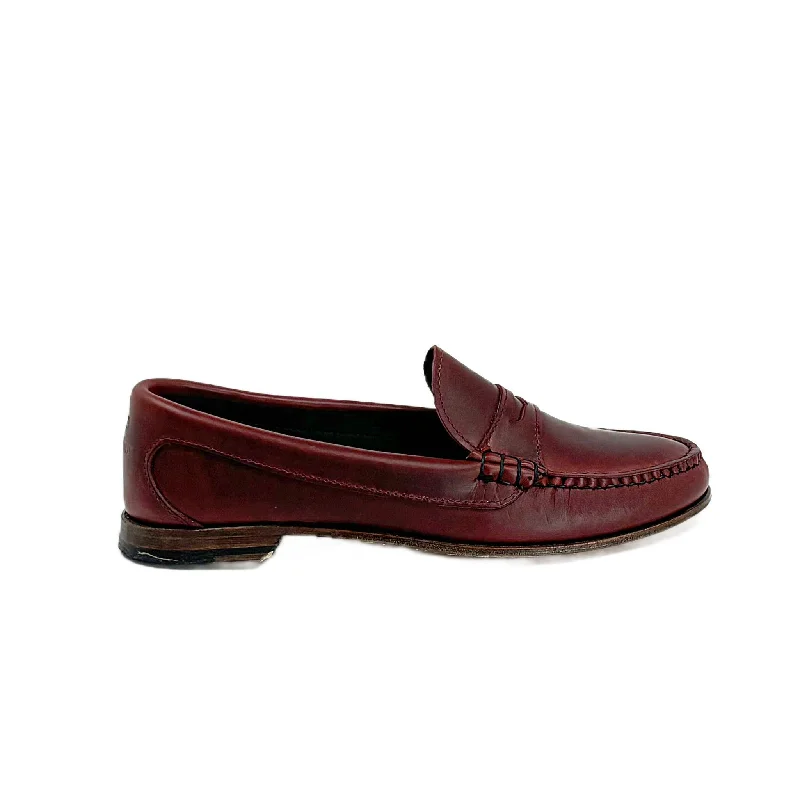 Men's loafers with a stretchy side panel for a better fitKKB Penny Loafer: Merlot Leather