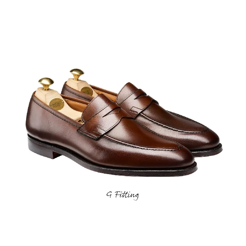 Men's loafers with a low - heeled design Men's loafers with a low - heeled design Men's loafers with a memory foam insoleSydney Dark Brown Burnished Calf (G Fitting) Men's loafers with a low - heeled design Men's loafers with a low - heeled design Men's loafers with a memory foam insoleSydney Dark Brown Burnished Calf (G Fitting)