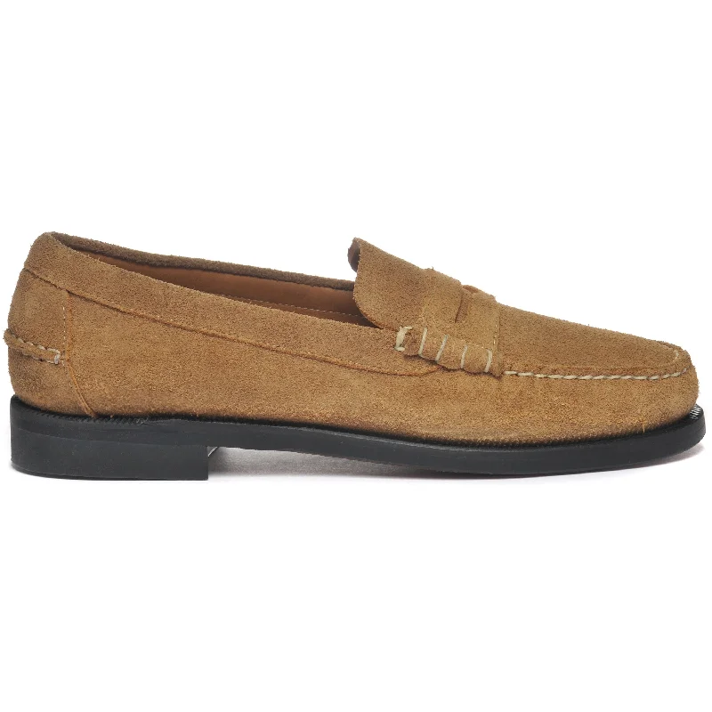 Men's loafers with a smooth leather finishClassic Dan Rough Out - Beige Camel