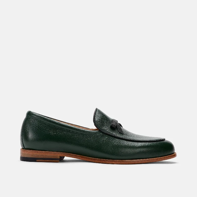 Men's loafers with a tassel front for a classic look Men's loafers with a tassel front for a classic look Men's loafers with a stretchy side panel for a better fitOdell Forest Green Leather Belgian Loafers Men's loafers with a tassel front for a classic look Men's loafers with a tassel front for a classic look Men's loafers with a stretchy side panel for a better fitOdell Forest Green Leather Belgian Loafers