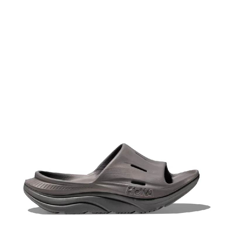 Men's sandals with a leather lining for comfortMen's sandals with a leather lining for comfortHoka Ora Recovery Slide 3 Sandal in Grey Men's sandals with a leather lining for comfortMen's sandals with a leather lining for comfortHoka Ora Recovery Slide 3 Sandal in Grey