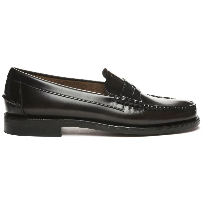 Men's loafers with a moc - toe designClassic Dan Tag - Burgundy & Gold