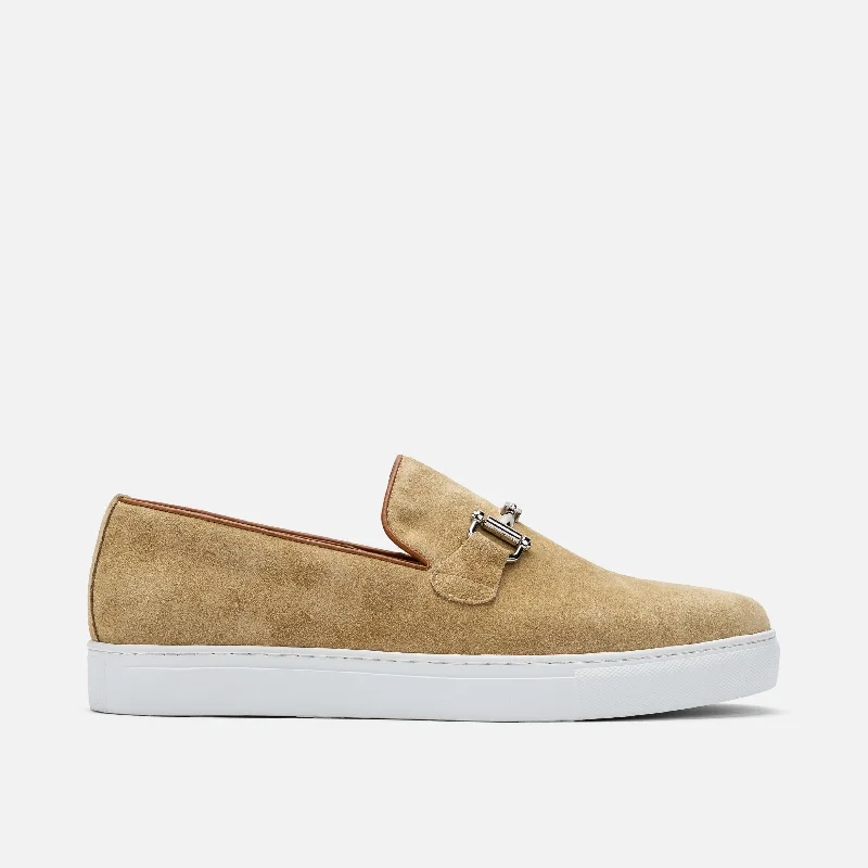 Men's loafers with a flexible sole for easy movementBoardwalk Sahara Suede Horse-Bit Sneakers Men's loafers with a flexible sole for easy movementBoardwalk Sahara Suede Horse-Bit Sneakers