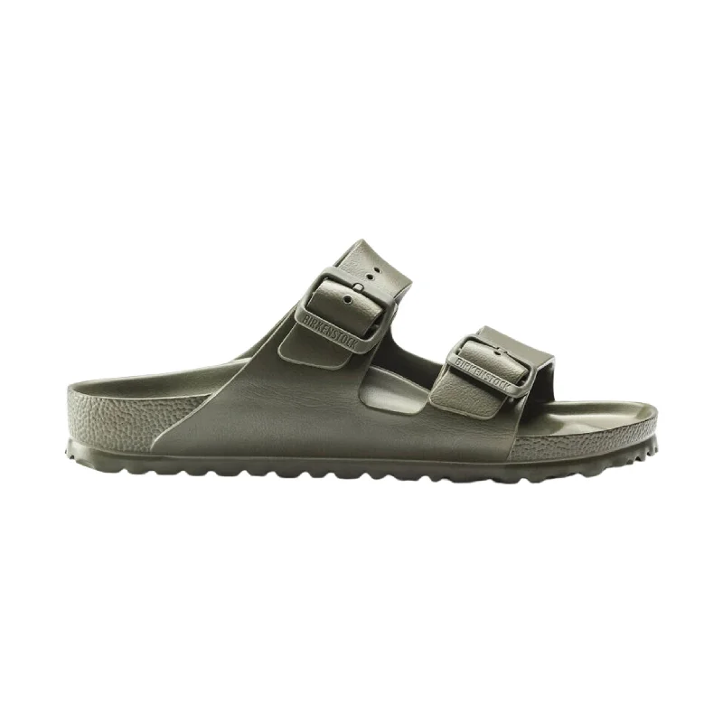 Men's sandals with a contrast stitching detailMen's sandals with a contrast stitching detailBirkenstock Arizona Essentials EVA Sandal - Khaki Men's sandals with a contrast stitching detailMen's sandals with a contrast stitching detailBirkenstock Arizona Essentials EVA Sandal - Khaki