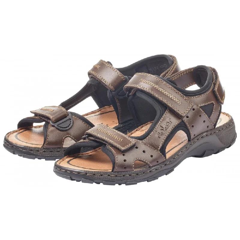 Men's sandals with a buckle closureMen's sandals with a buckle closure26061-25 Brown Two-Strap Sandal Men's sandals with a buckle closureMen's sandals with a buckle closure26061-25 Brown Two-Strap Sandal