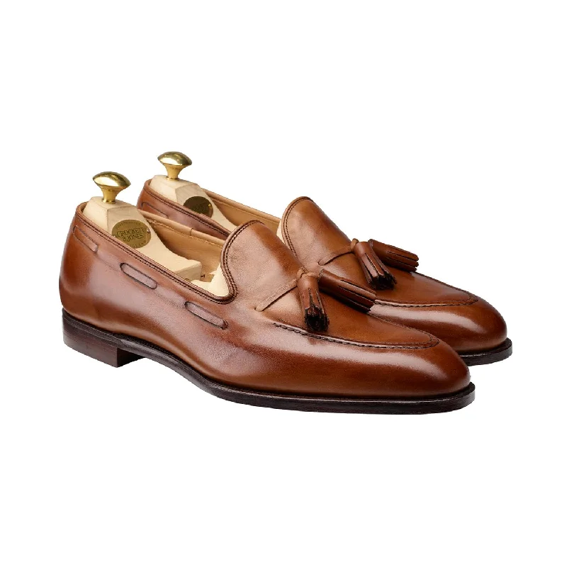 Slip - on men's loafers for easy wearVincent 2 Tan Antique Calf