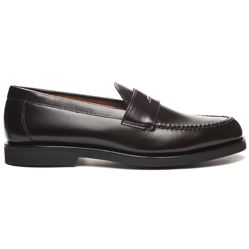 Slip - on men's loafers for easy wearRyan Brushed Polaris - Brown Burgundy