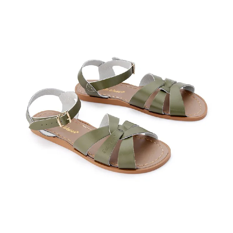 Men's sandals with a buckle closure Men's sandals with a buckle closure Original Salt Water Sandal - Olive (Adult)