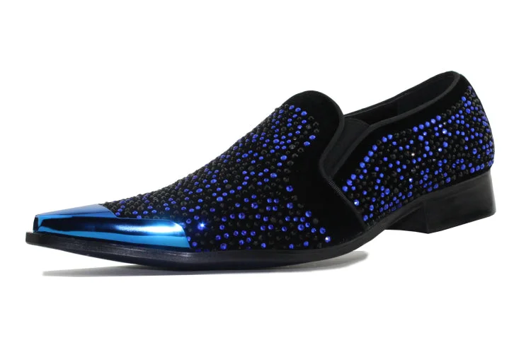 Men's loafers with a removable insole for cleaning Men's loafers with a removable insole for cleaning Desta Black/Royal Blue Men's loafers with a removable insole for cleaning Men's loafers with a removable insole for cleaning Desta Black/Royal Blue
