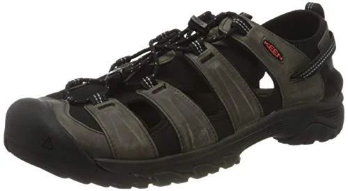 Men's leather sandals with an adjustable strap Men's leather sandals with an adjustable strap Keen Targhee 3 Closed Toe Sportsandale, Grey/Black, 44,5 EU Men's leather sandals with an adjustable strap Men's leather sandals with an adjustable strap Keen Targhee 3 Closed Toe Sportsandale, Grey/Black, 44,5 EU